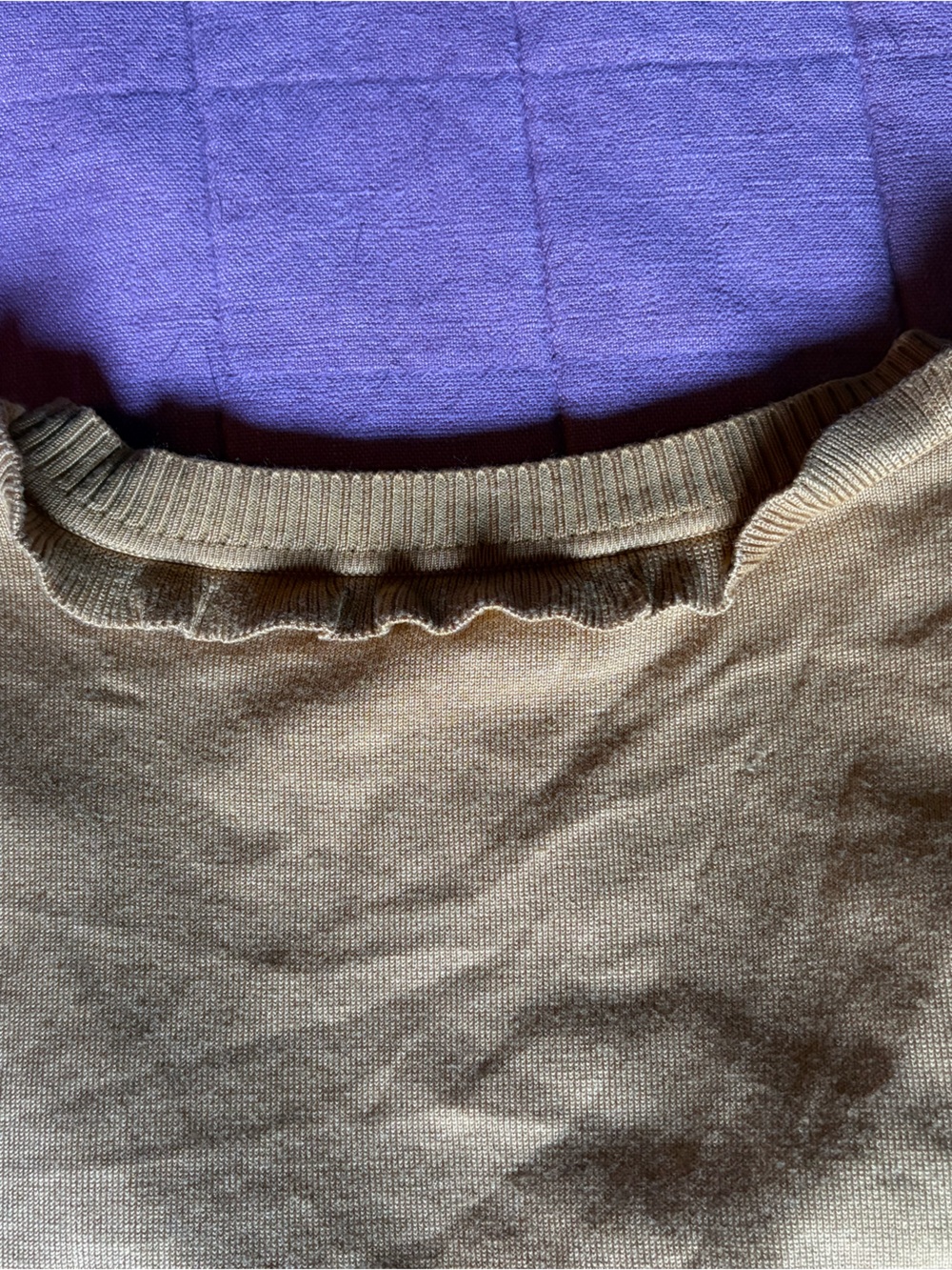 Alfani Yellow Ruffle Cardigan Sweater- Size Medium- Summer Cardigan - Picture 13 of 14